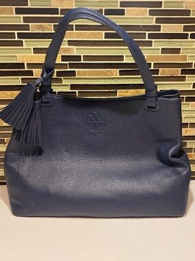 Tory Burch Navy Thea Tote